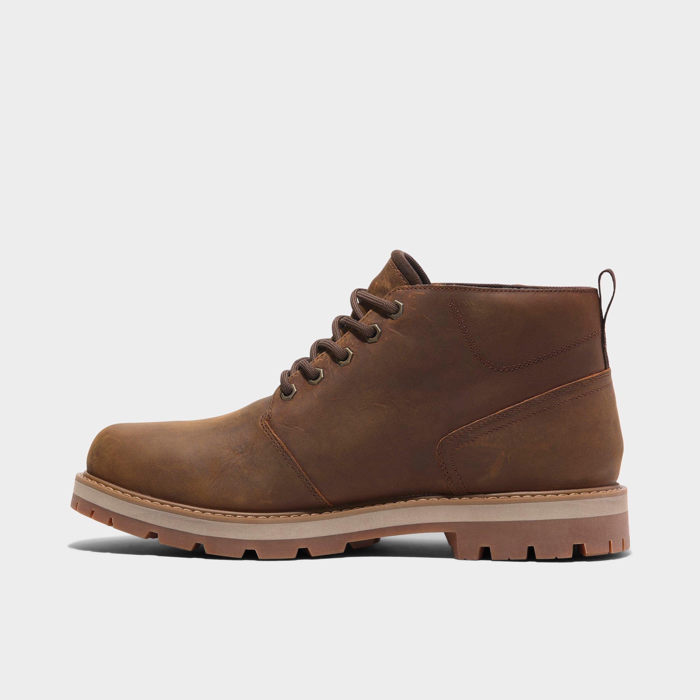 Timberland Men’s Britton Road Waterproof Chukka Boots in Rust Full Grain Size: 9.0