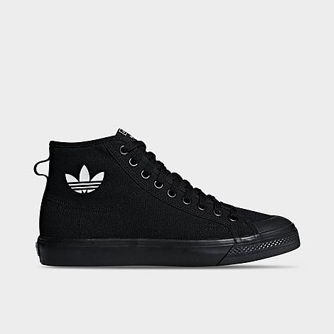 Adidas Originals Adidas Men's Originals Nizza High Top Casual Shoes In Black/black/white