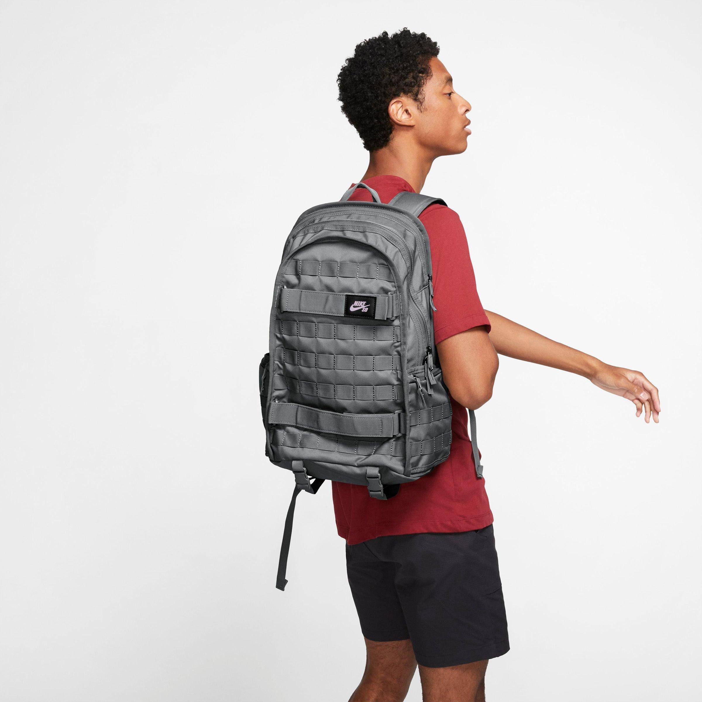 Nike Sb Rpm Skate Backpack In Smoke Grey/smoke Grey/doll