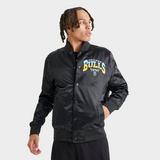 Lee / 90s/SIN CITY CYCLES/ファイヤーパターン/フロッキープリント/パーカー/M/コットン/BLK Men's Pro Standard Chicago Bulls NBA Gamma 6-Time Champs Satin