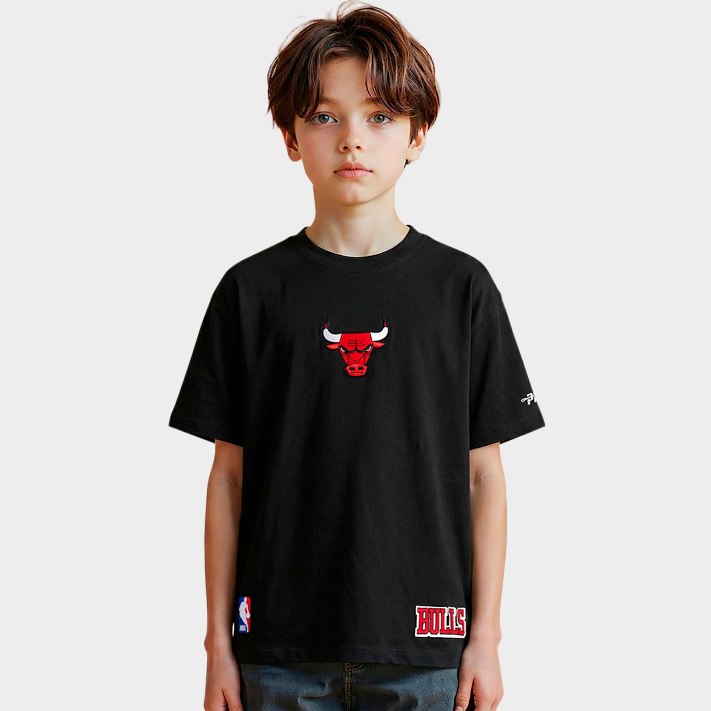 Pro Standard Big Kids Chicago Bulls NBA Wingspan Drop Shoulder T-Shirt