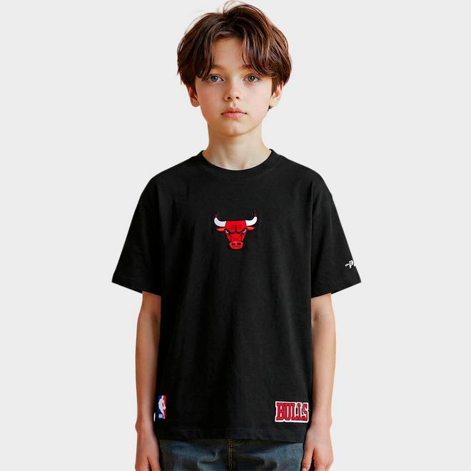 Big Kids' Pro Standard Chicago Bulls NBA Wingspan Drop Shoulder T-Shirt