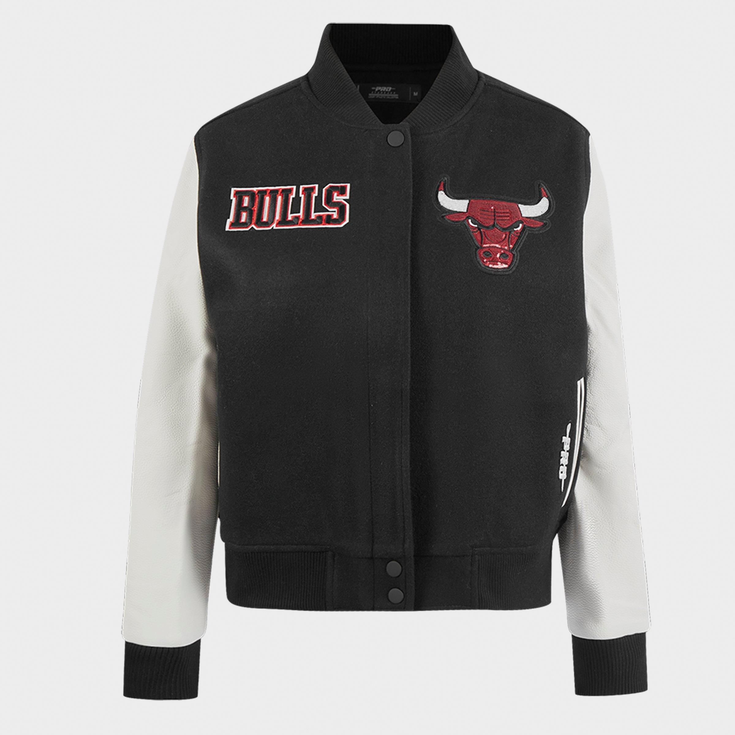 Pro Standard Women's Chicago Bulls NBA Game Day Classics Rib Wool Varsity Jacket