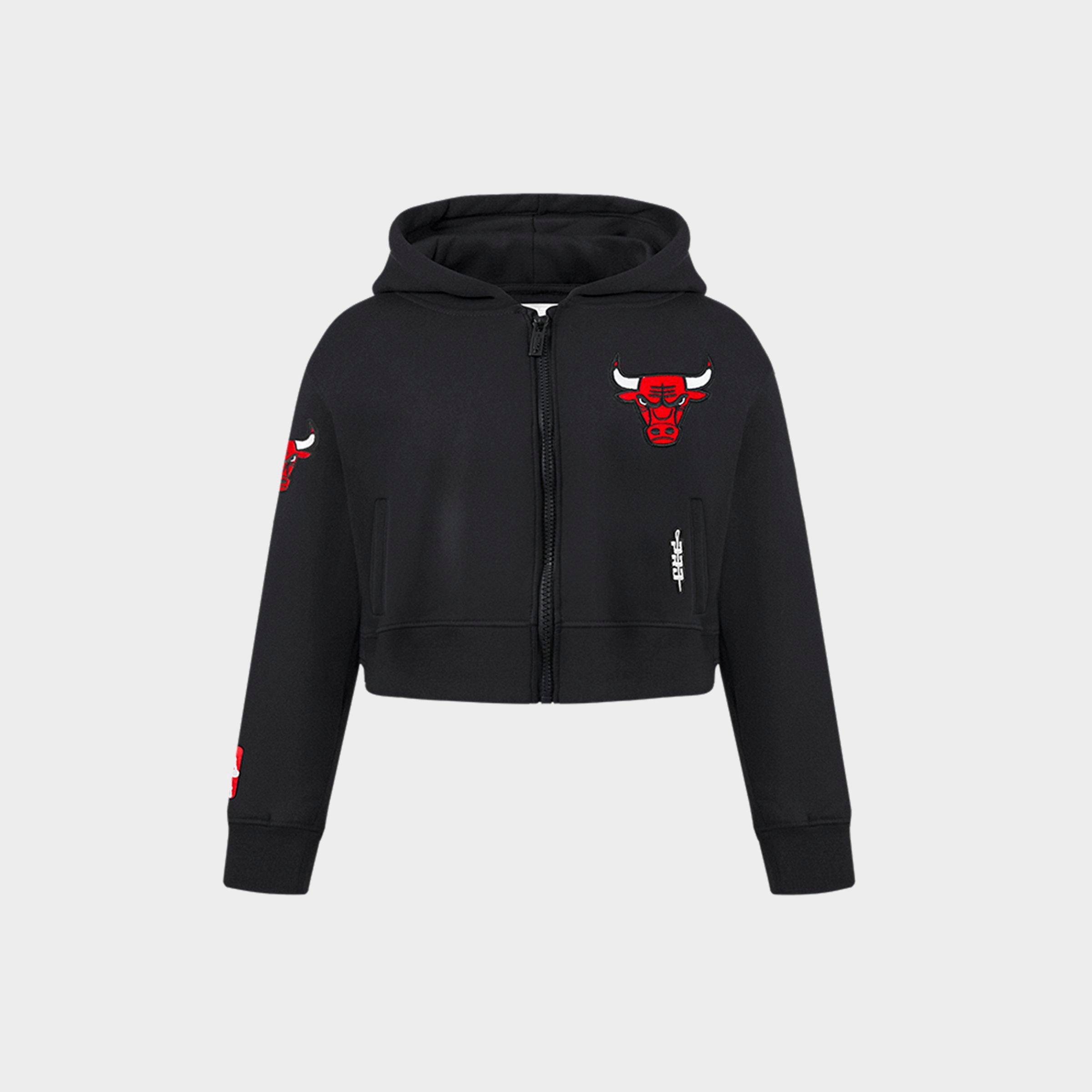 Pro Standard Girls' Little Kids Chicago Bulls NBA Full-Zip Hoodie