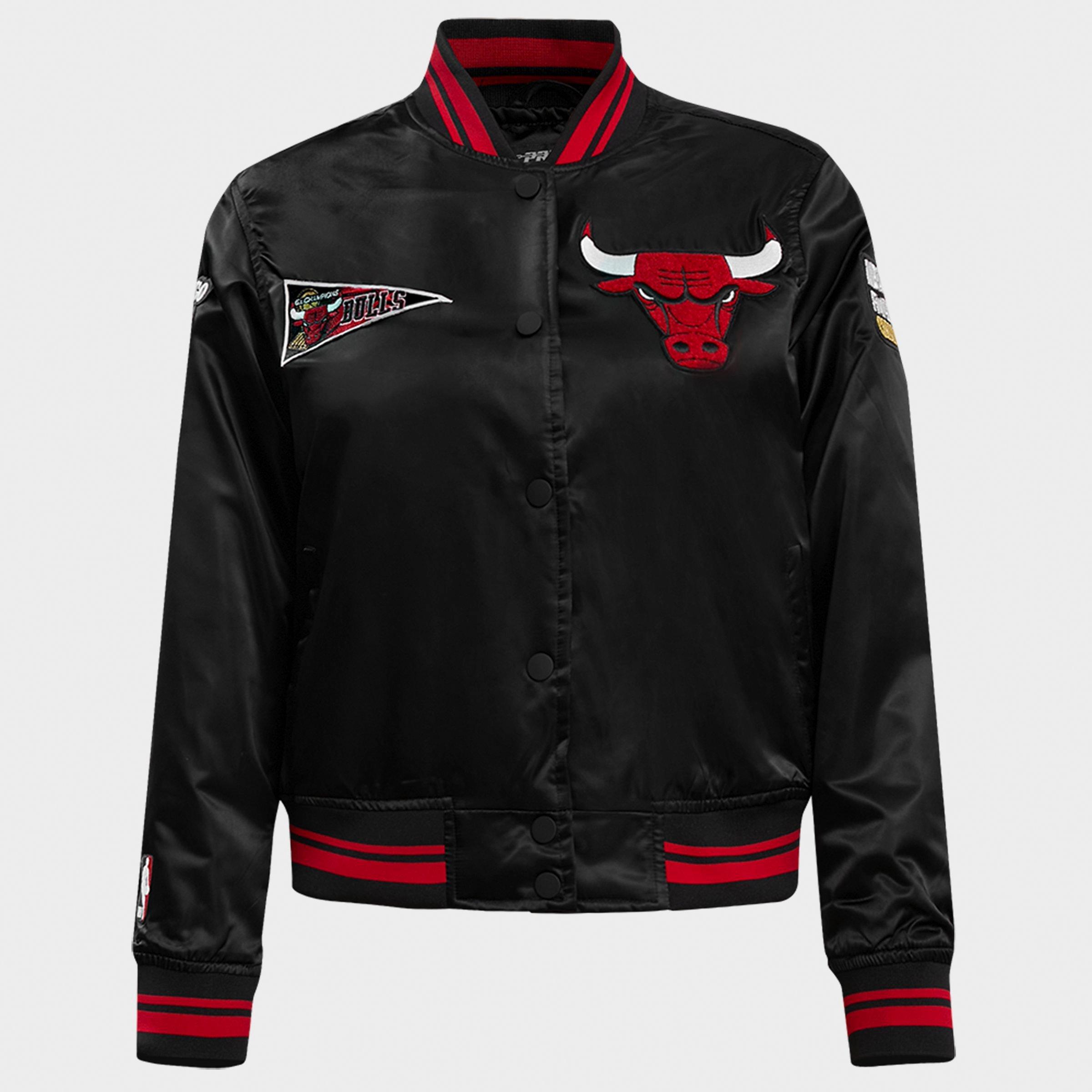 Pro Standard Women's Chicago Bulls NBA Retro Classic Satin Jacket