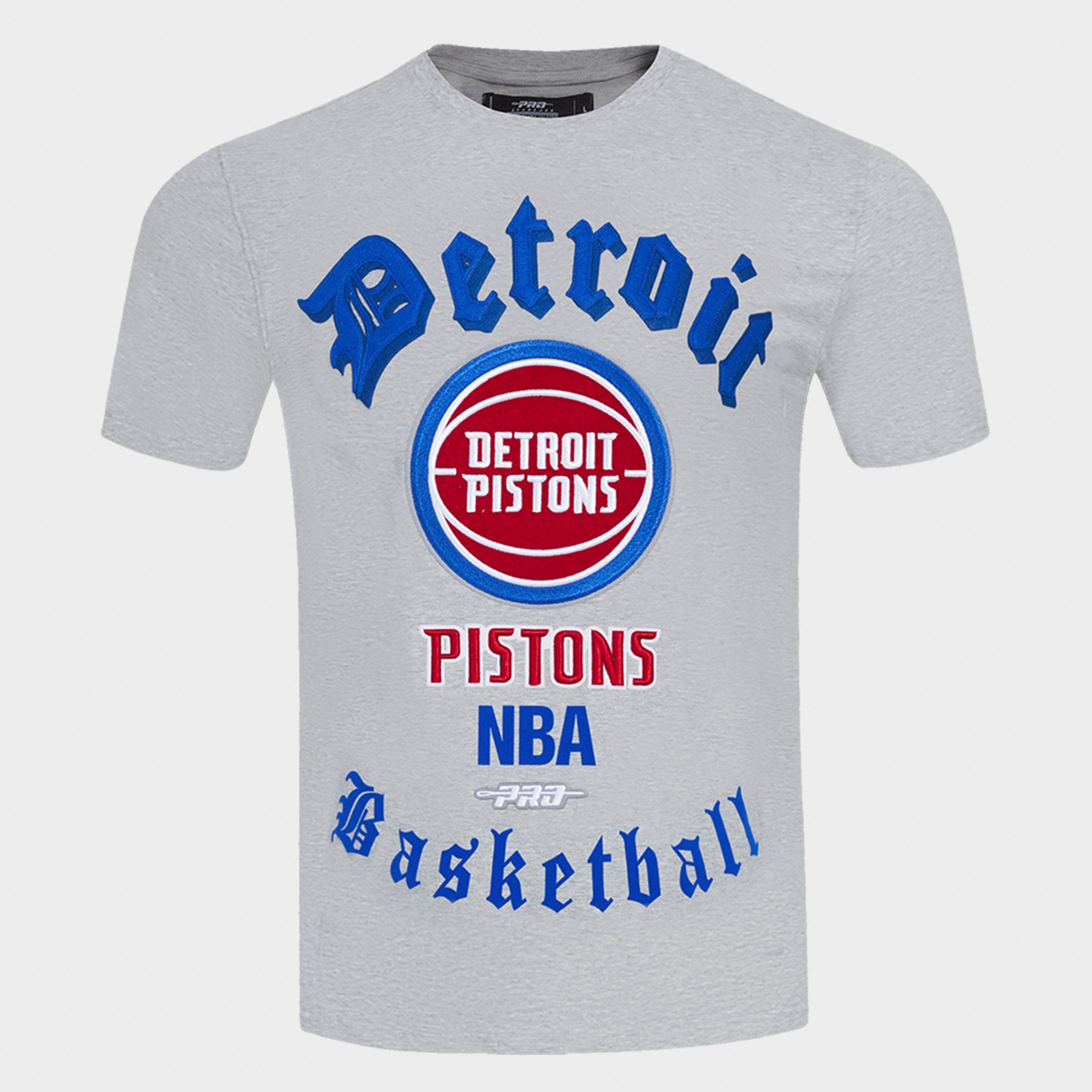 Pro Standard Men's Detroit Pistons NBA Old English T-Shirt