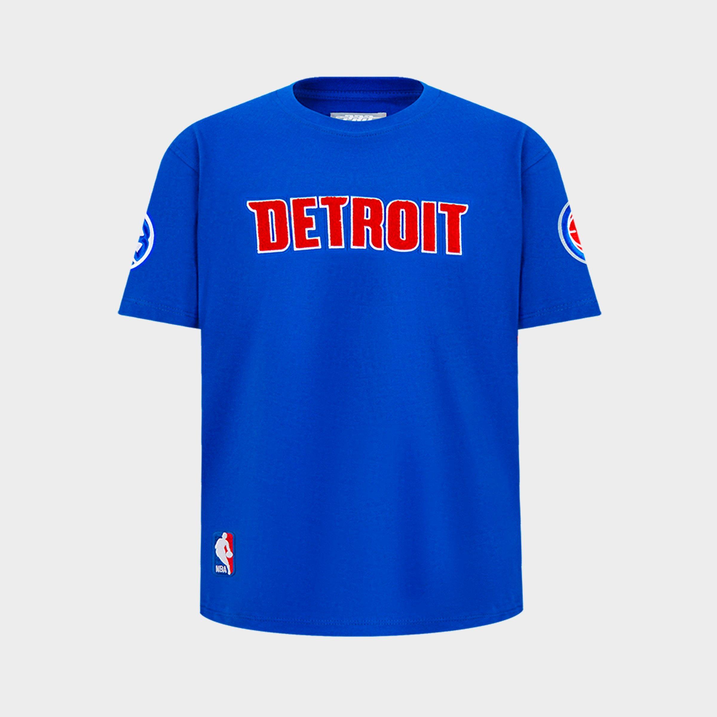 Pro Standard Big Kids Detroit Pistons NBA Classic Single Jersey T-Shirt