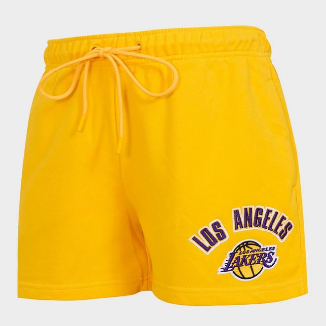 Women's Pro Standard Los Angeles Lakers NBA Classic Fleece Shorts
