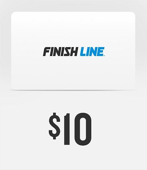 Finish Line Gift Card in $10.00
