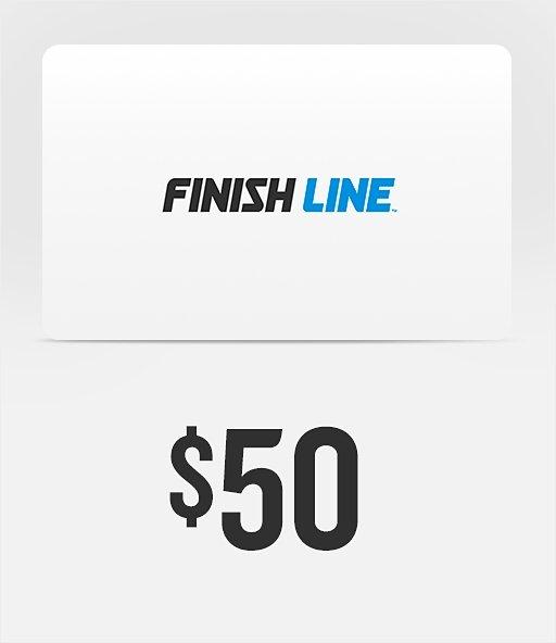 Finish Line Gift Card in $50.00