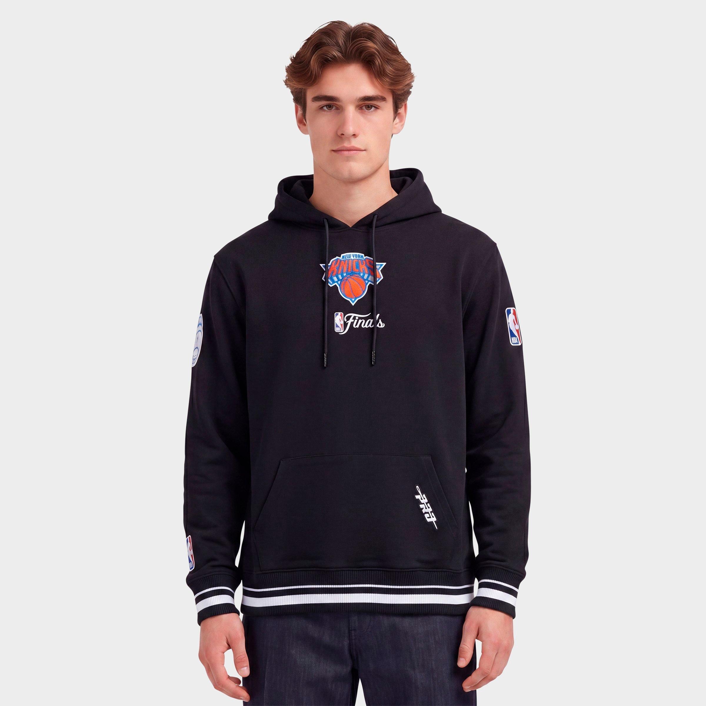 Pro Standard Men's New York Knicks NBA Championship 2026 Pullover Hoodie in Black Size: 3XL