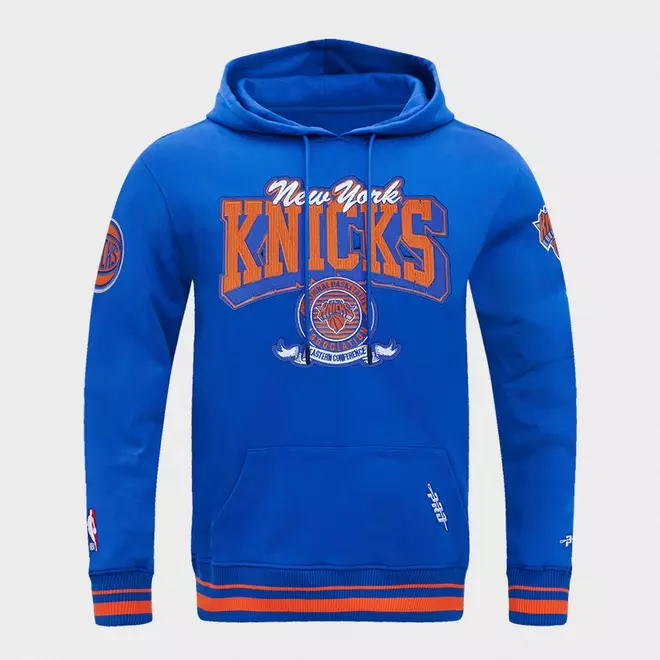 Men's Pro Standard New York Knicks NBA Badge Fleece Pullover Hoodie