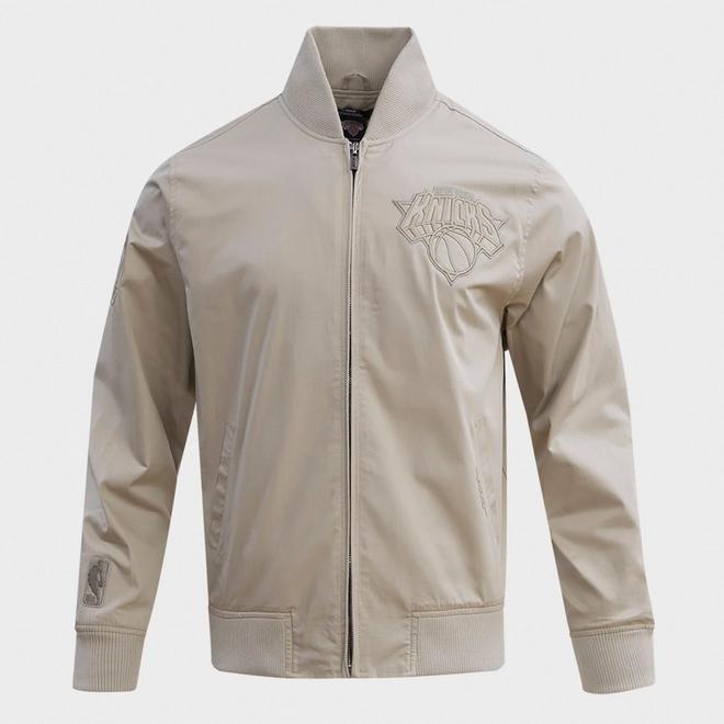 Men's Pro Standard New York Knicks NBA Neutral Twill Jacket