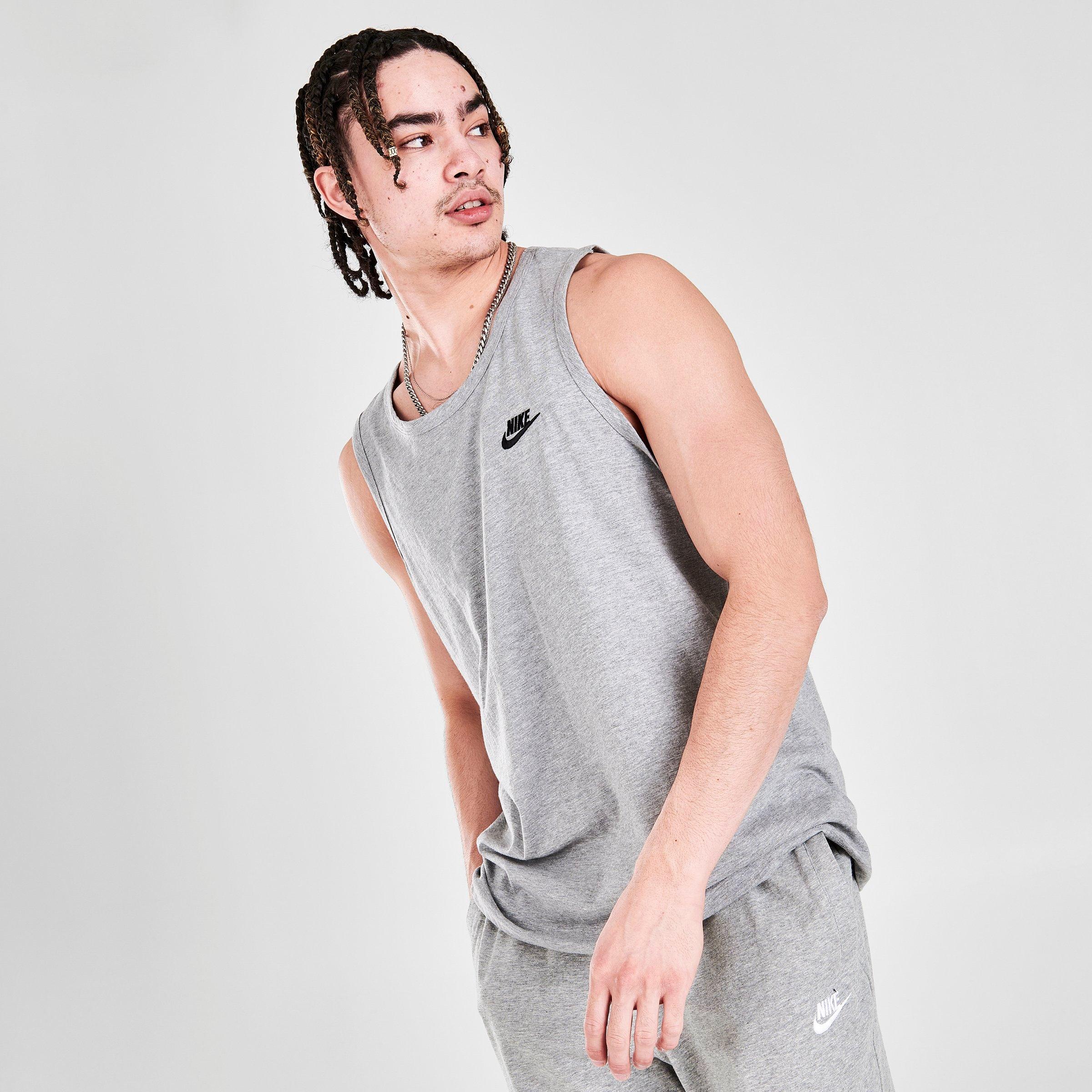 Nike Men's Sportswear Futura Tank Top In Grey