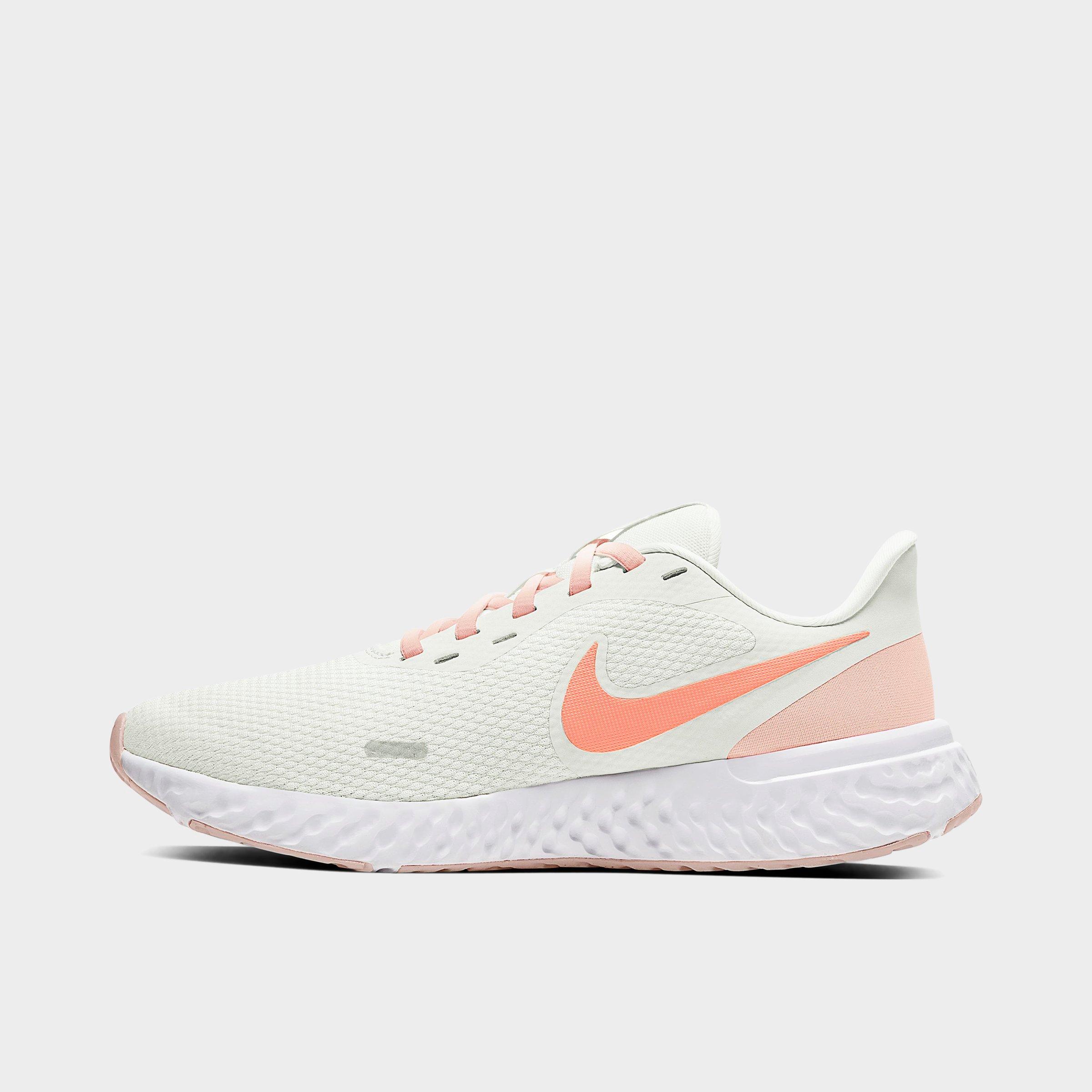 Nike Revolution 5 Women's Road Running Shoes In Summit White/crimson Bliss/orange Pearl