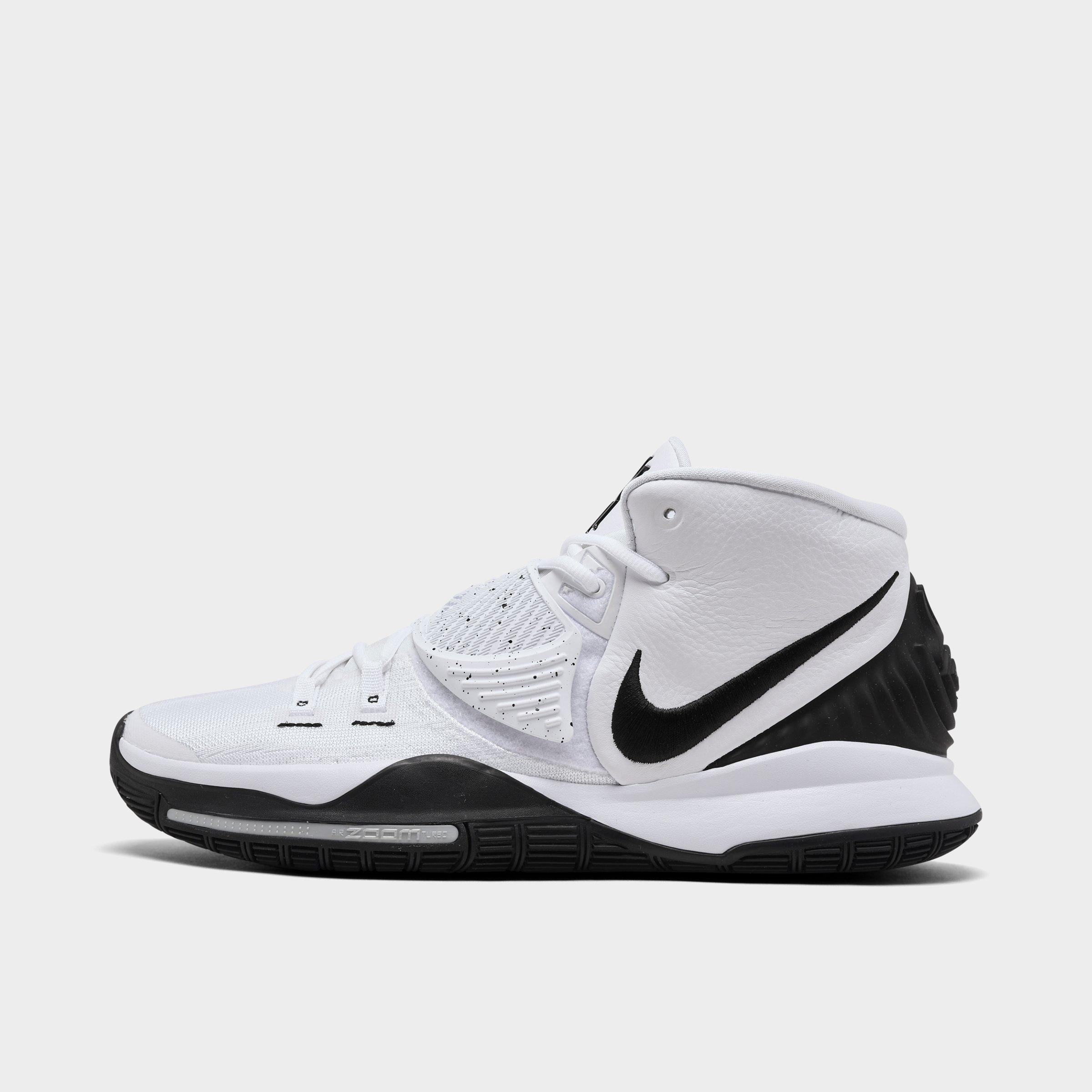 kyrie irving shoes black and white