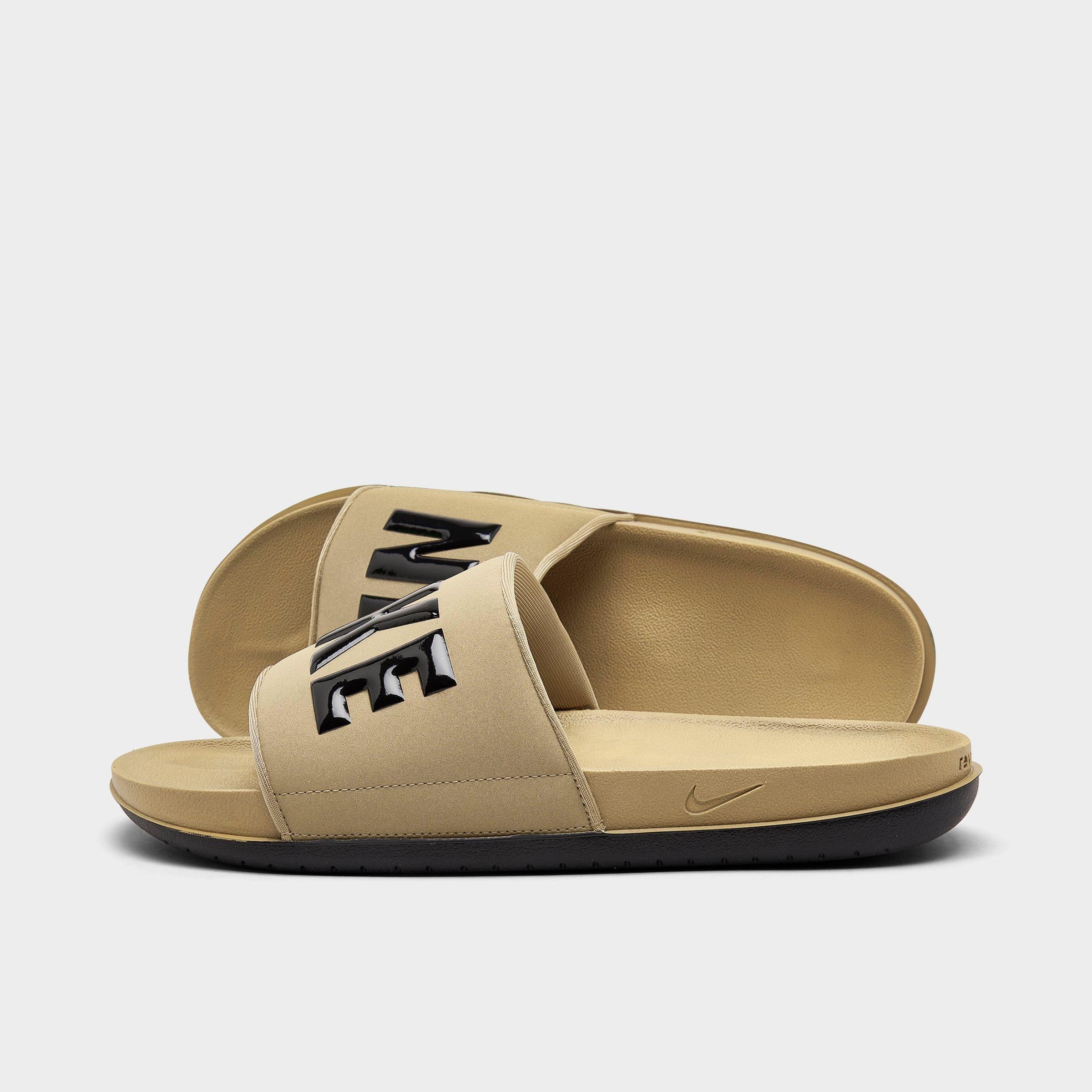 Nike Men's Offcourt Slide Sandals in Khaki/Black Size: 7