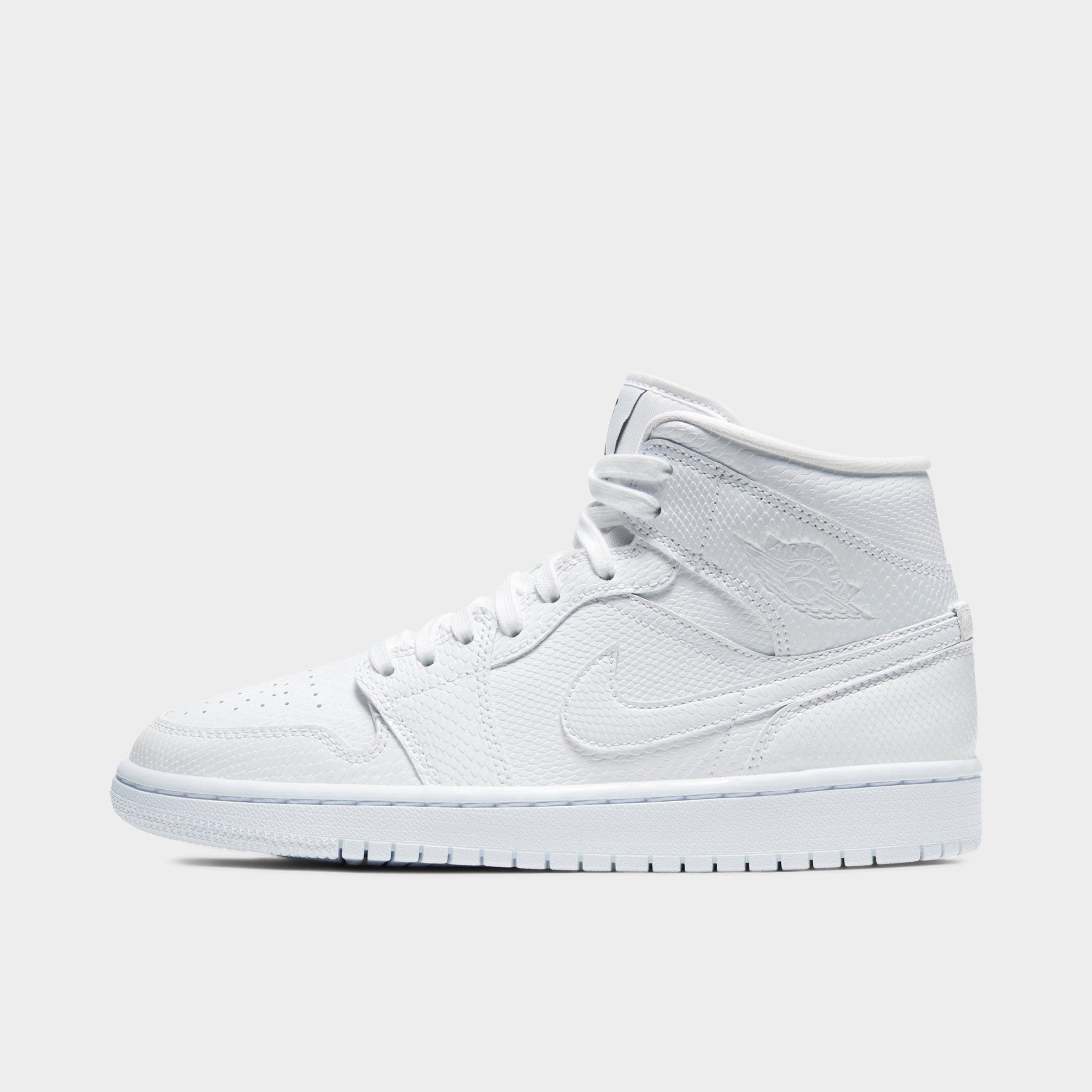 white nike jordan high tops