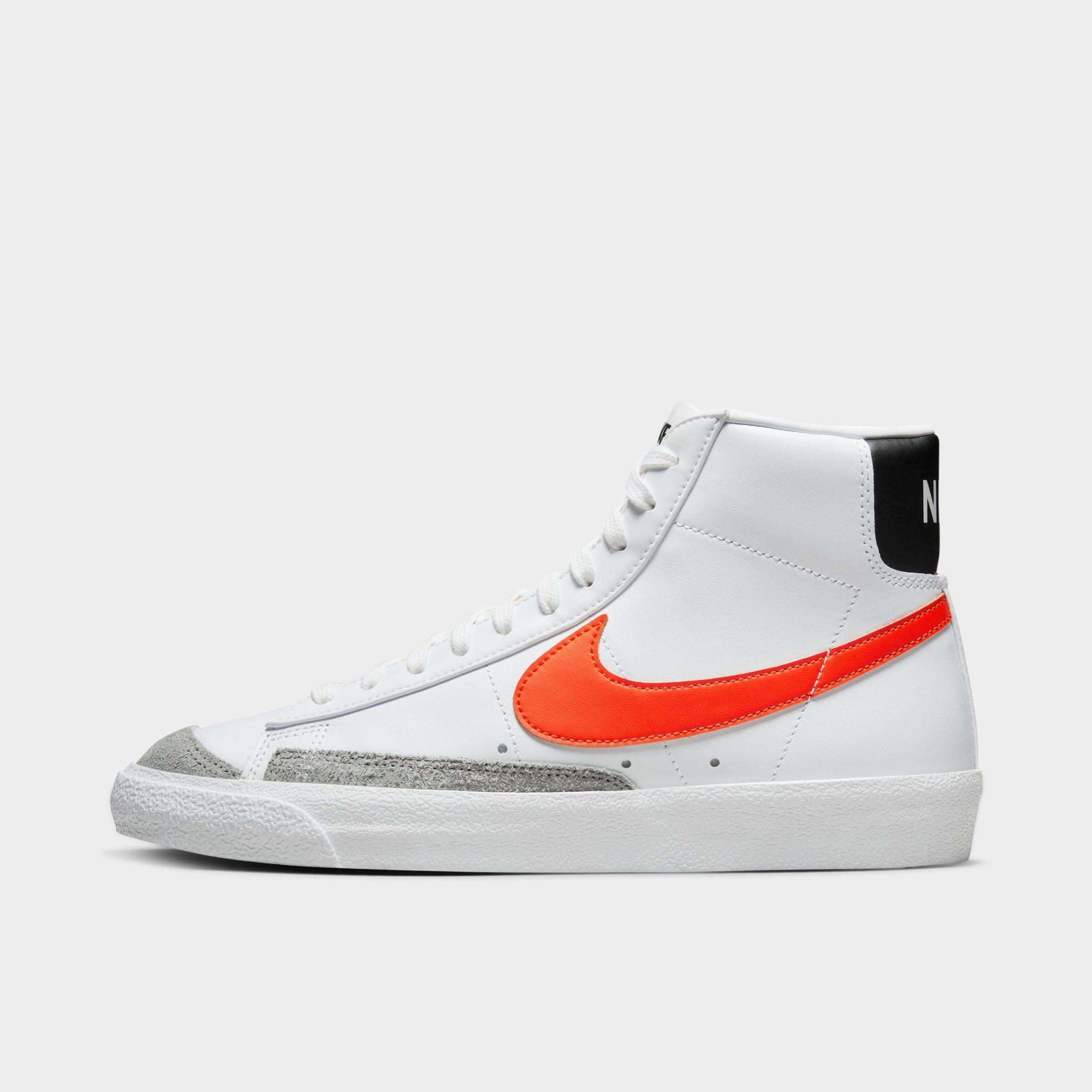 Nike Men's Blazer Mid 77 Vintage Casual Shoes in White/Wolf Grey/Black Size: 6.0