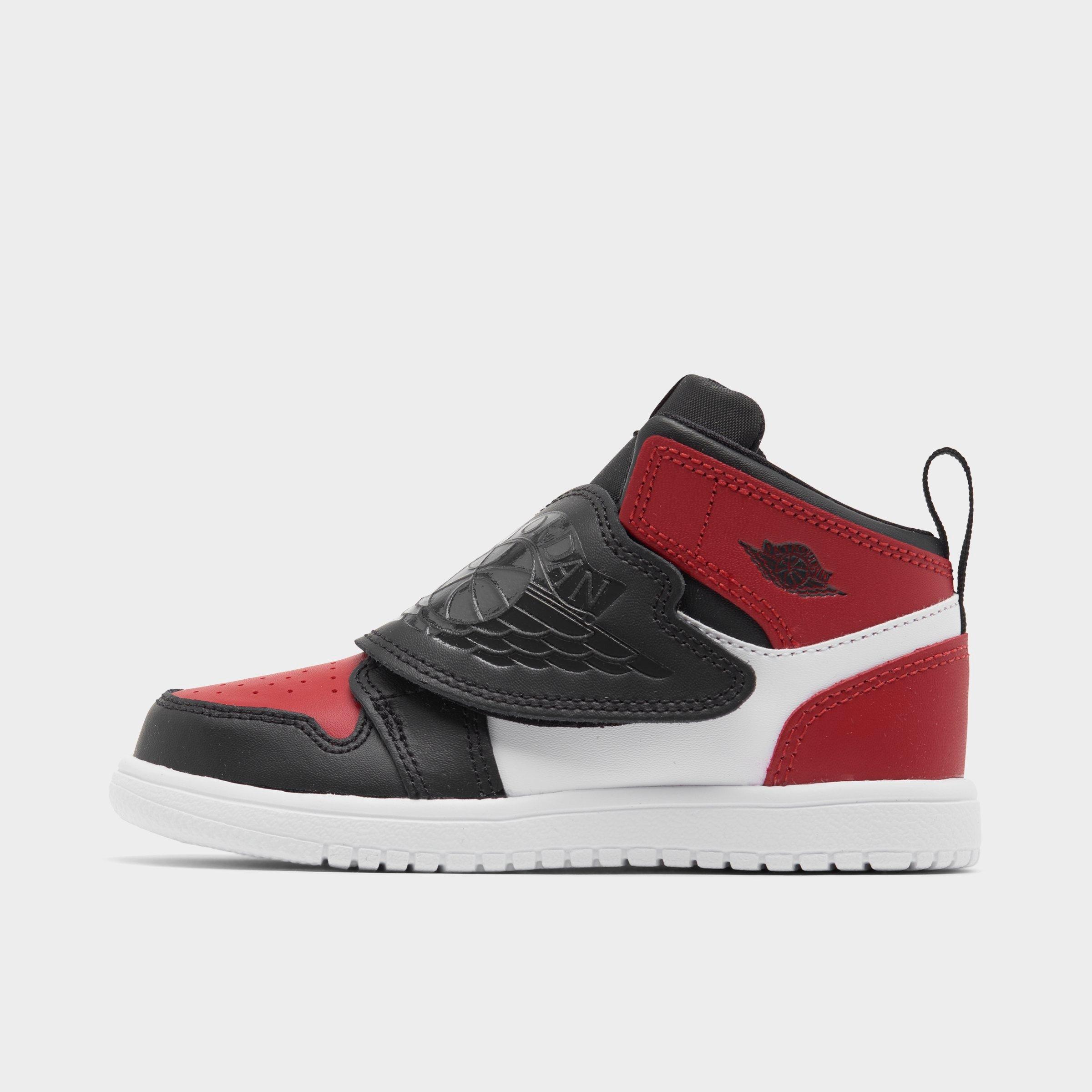 Jordan Boys Toddler Air Sky 1 Casual Shoes in Black/Anthracite/Varsity Red Size: 4.0