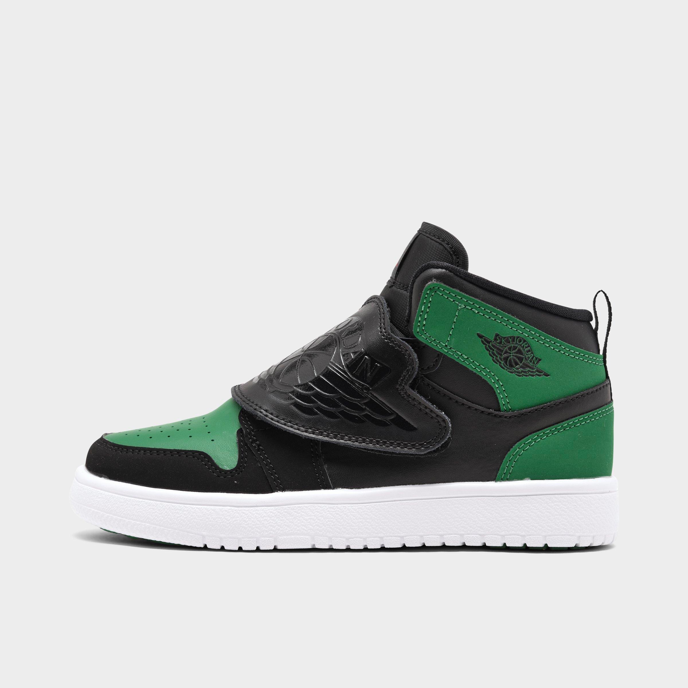 Nike Jordan Boys' Little Kids' Air Sky 1 Casual Shoes In Green/black