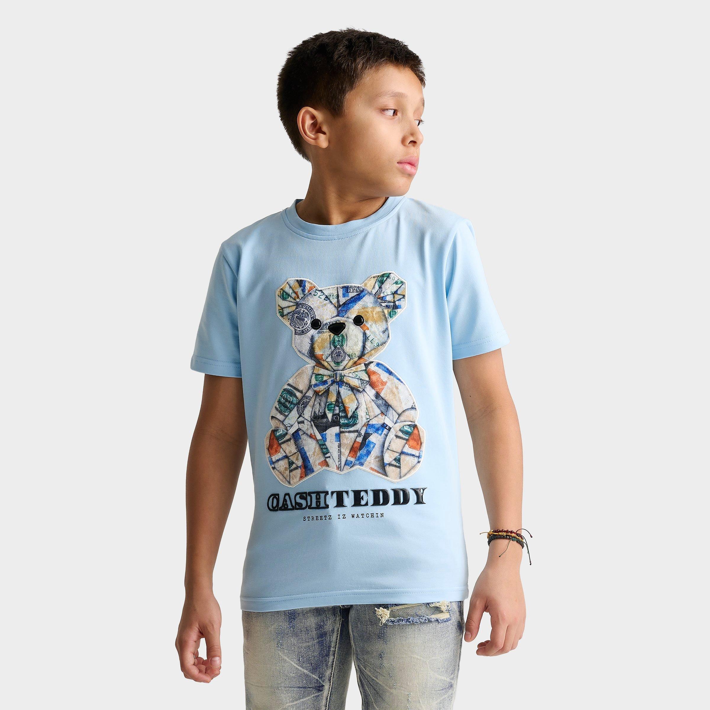 Streetz Iz Watchin Big Kids Cash Teddy T-Shirt
