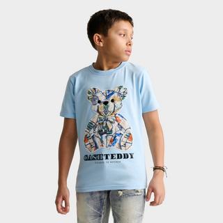 Big Kids' Streetz Iz Watchin Cash Teddy T-Shirt | Finish Line