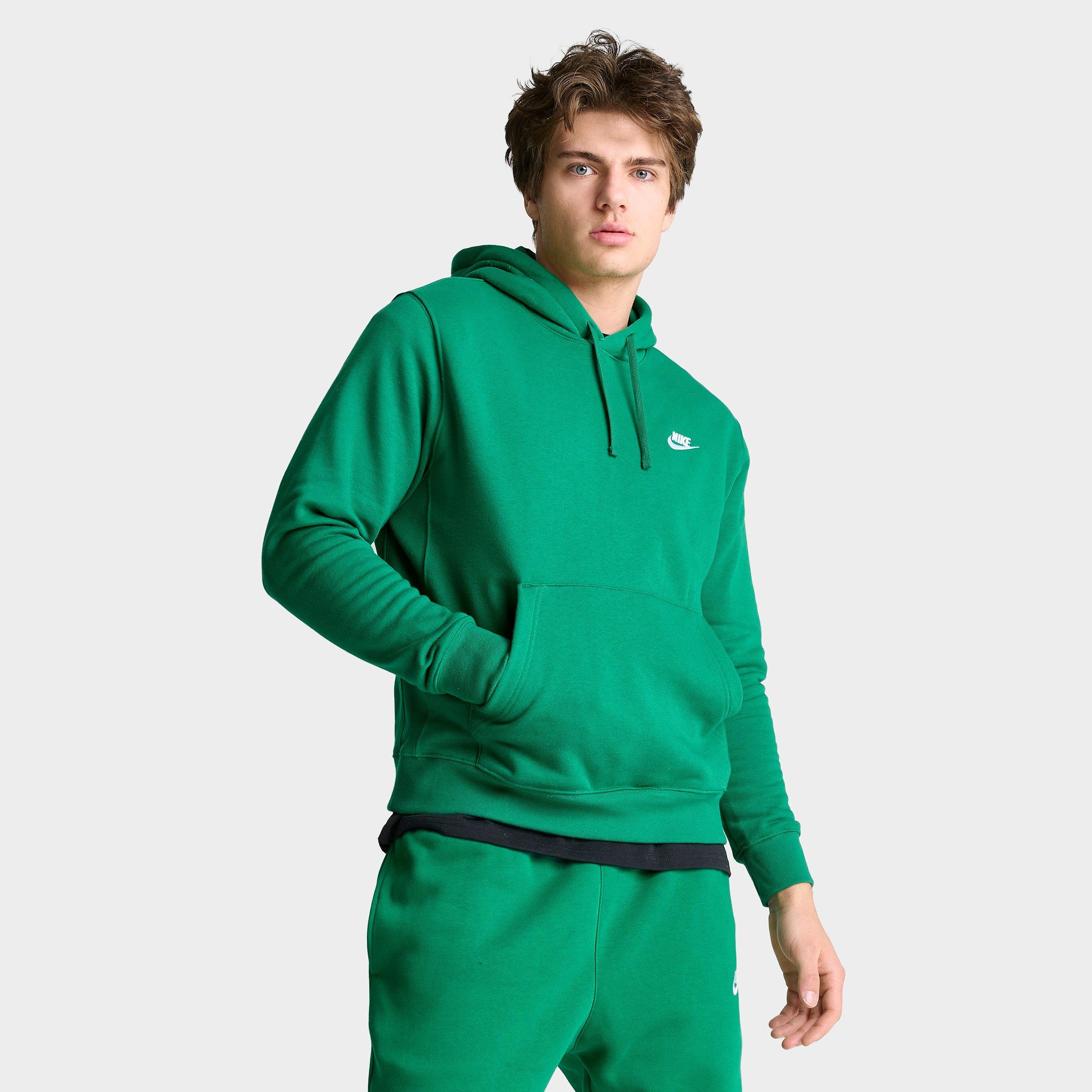 Nike Sportswear Club Fleece Embroidered Hoodie Size 2xl In Green