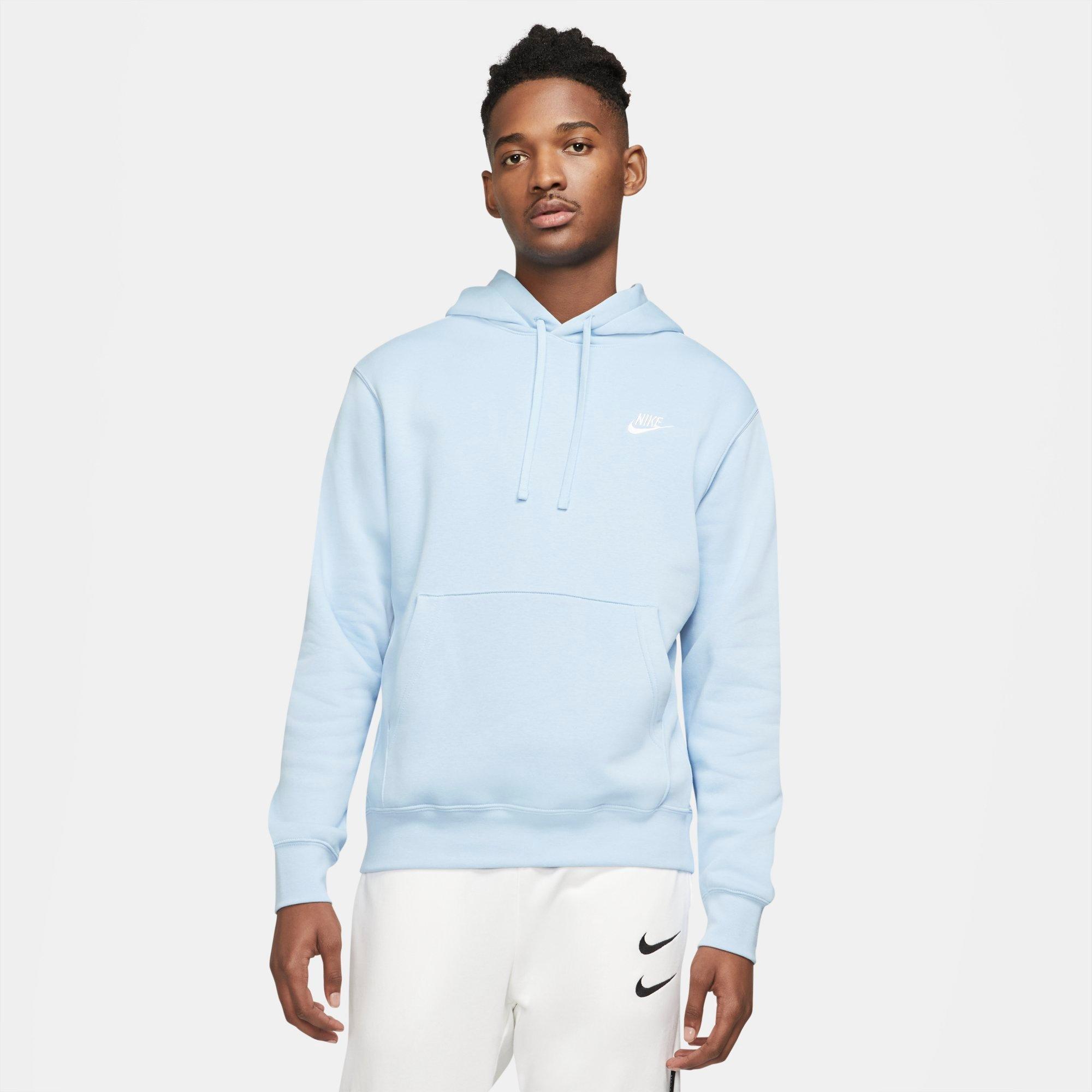 baby blue nike hoodie