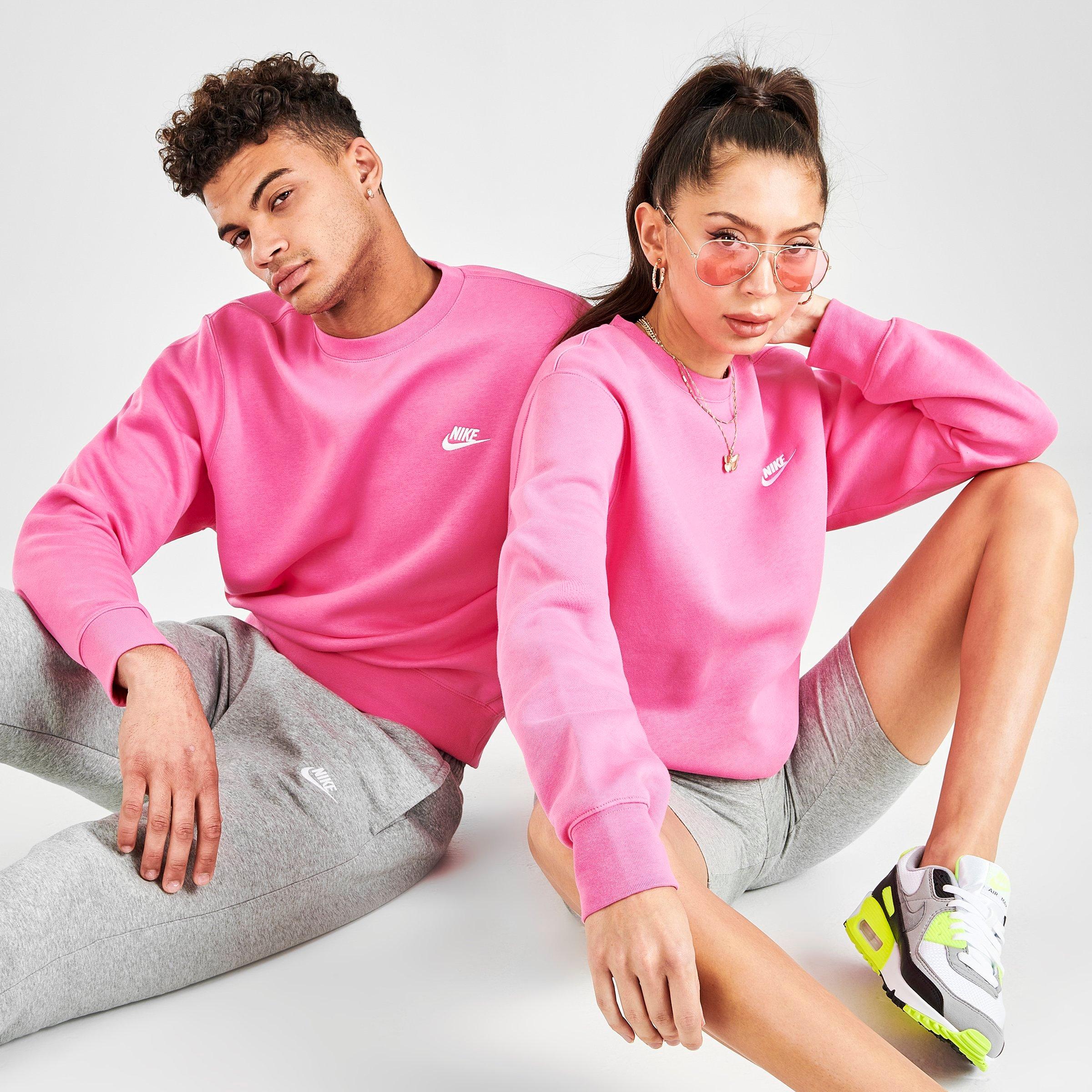 baby pink nike jumper