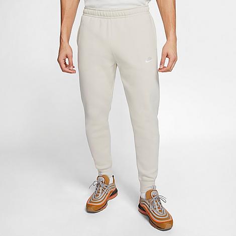 Nike Sportswear Club Fleece Cuffed Jogger Pants In Light Bone