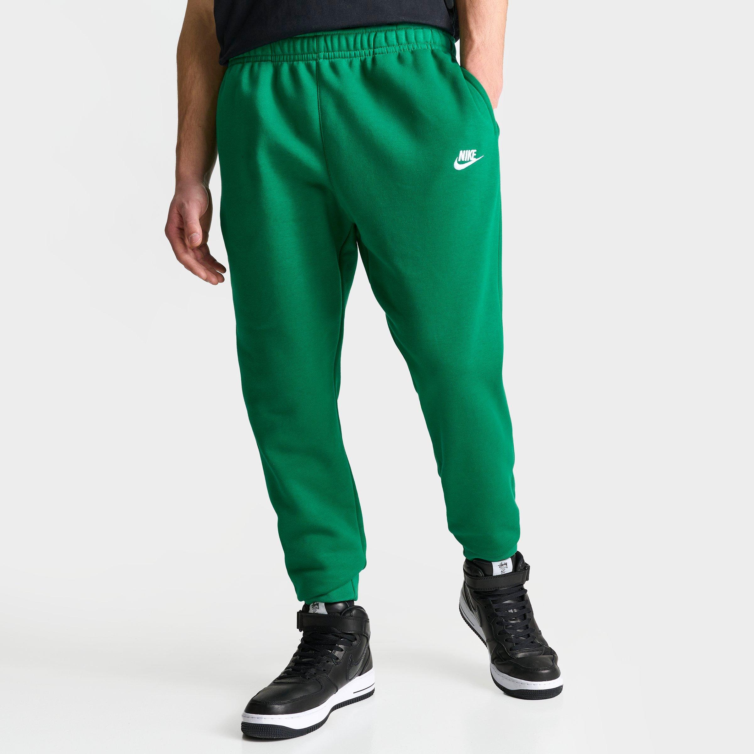 Nike Sportswear Club Fleece Cuffed Jogger Pants In Malachite/malachite/white
