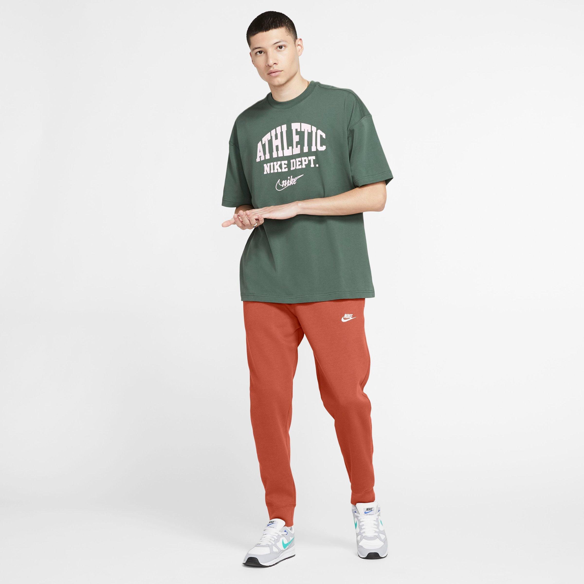 Nike Be Kind flared fleece joggers in madder root