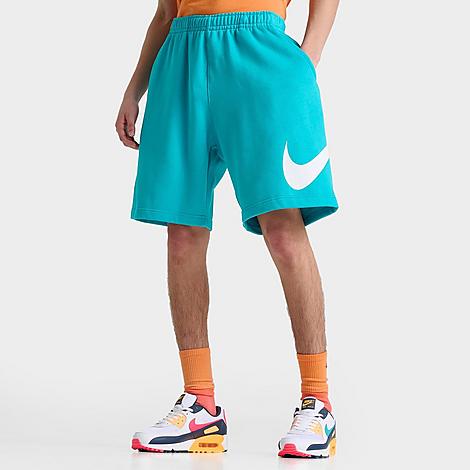 Nike Men's Sportswear Club Graphic Shorts In Dusty Cactus/white/white