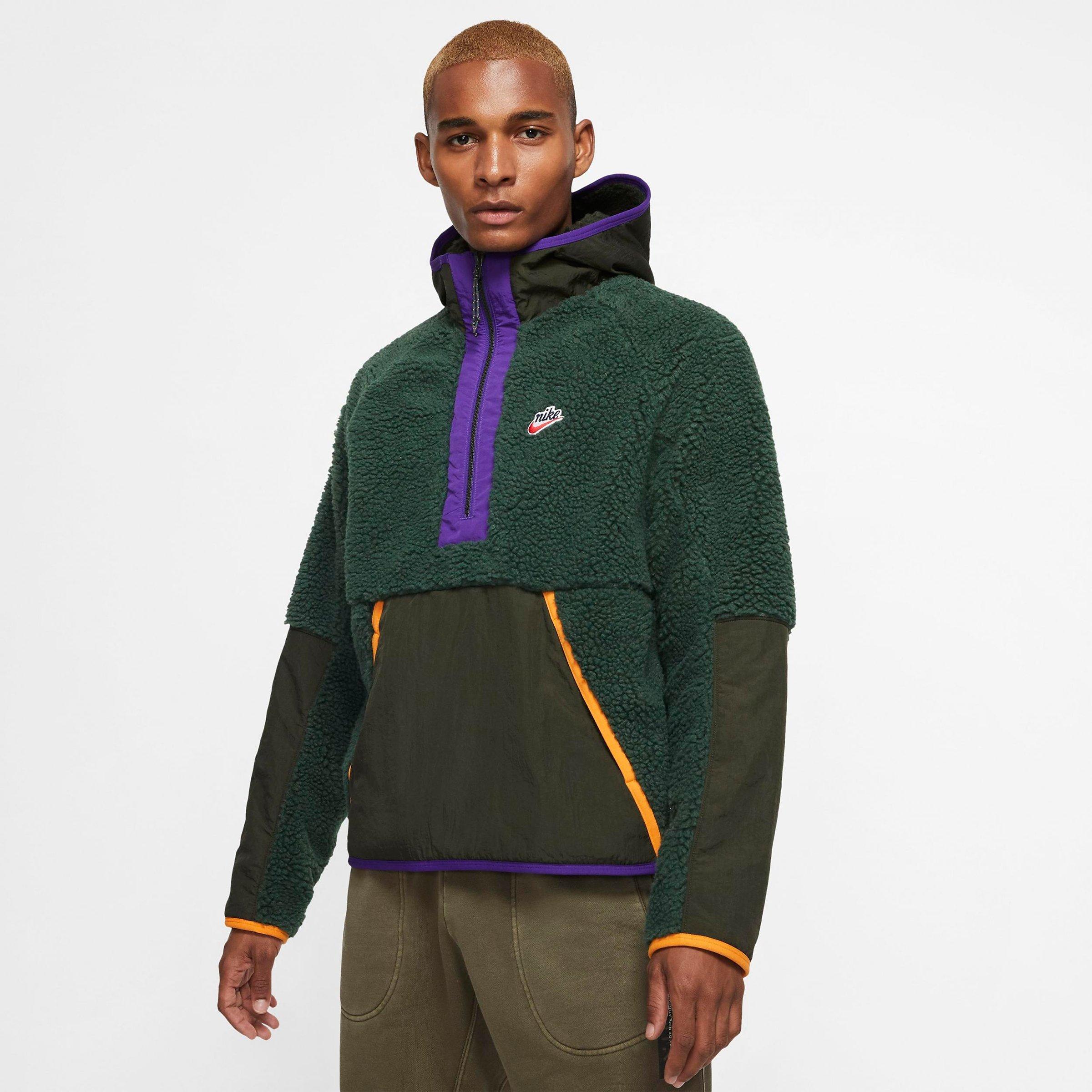 Sherpa Half Zip Hoodie