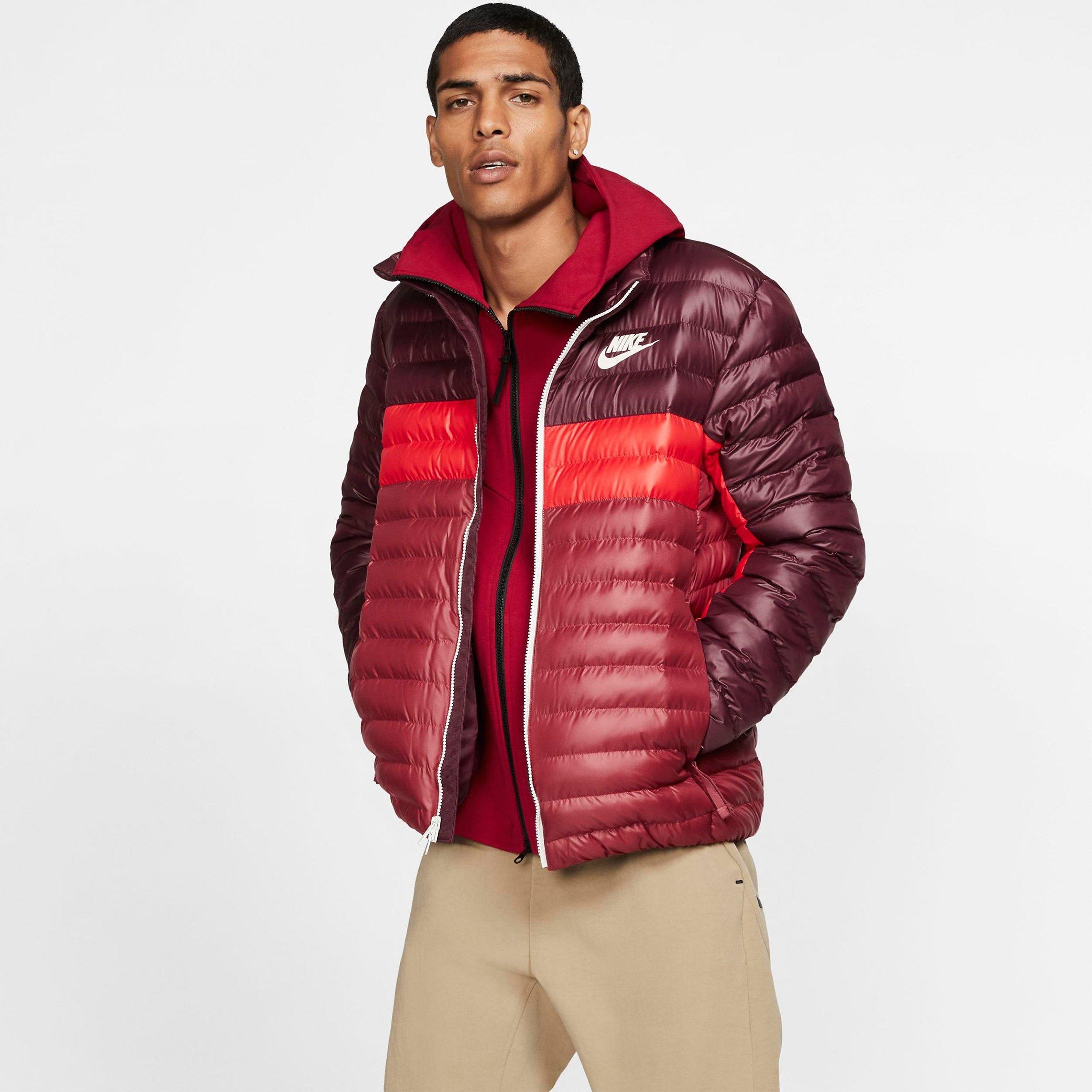 champion red bubble jacket