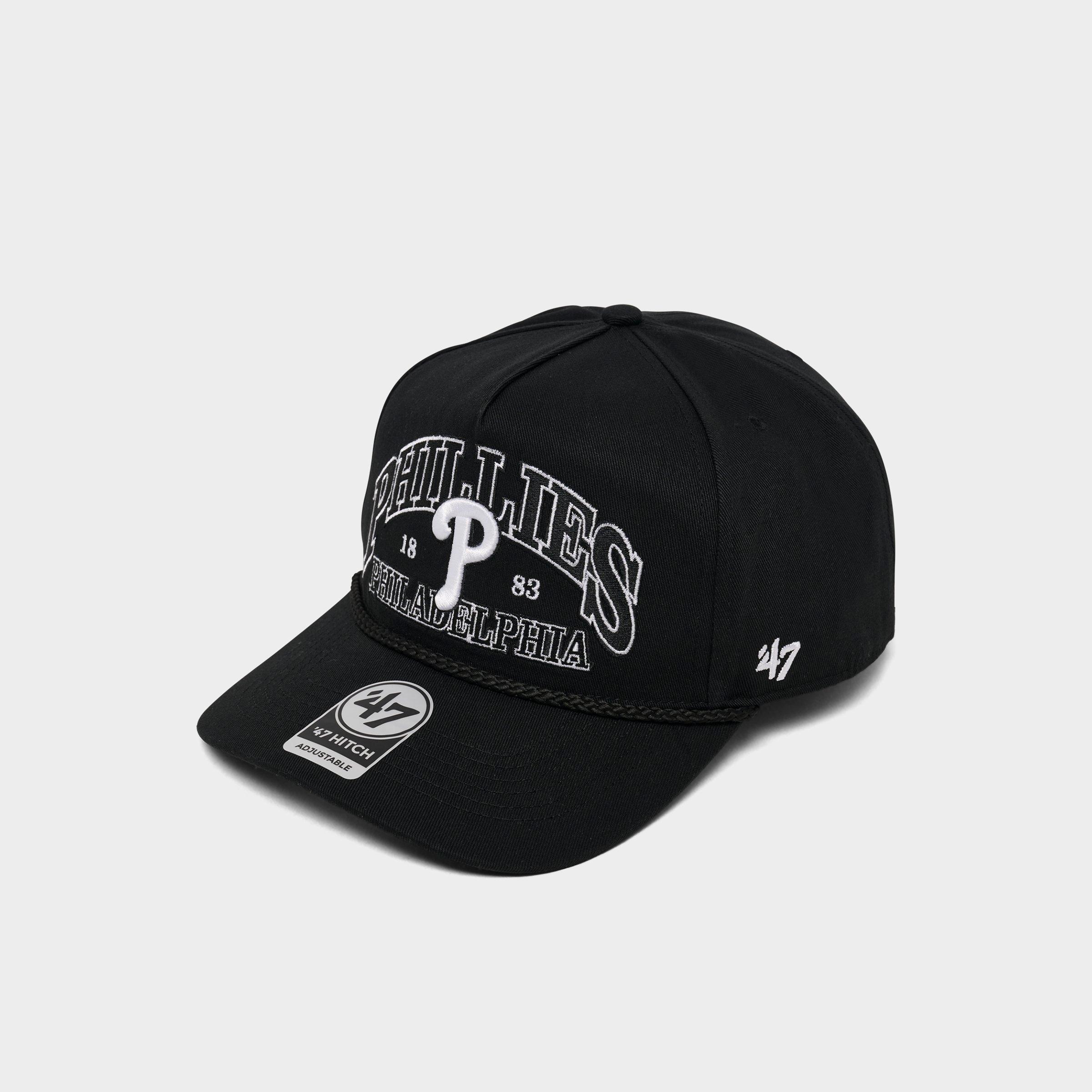 47 Brand '47 Philadelphia Phillies MLB HITCH Snapback Hat in Black