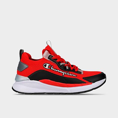 Champion Big Kids' Flexer Spell Casual Shoes In Scarlet/black