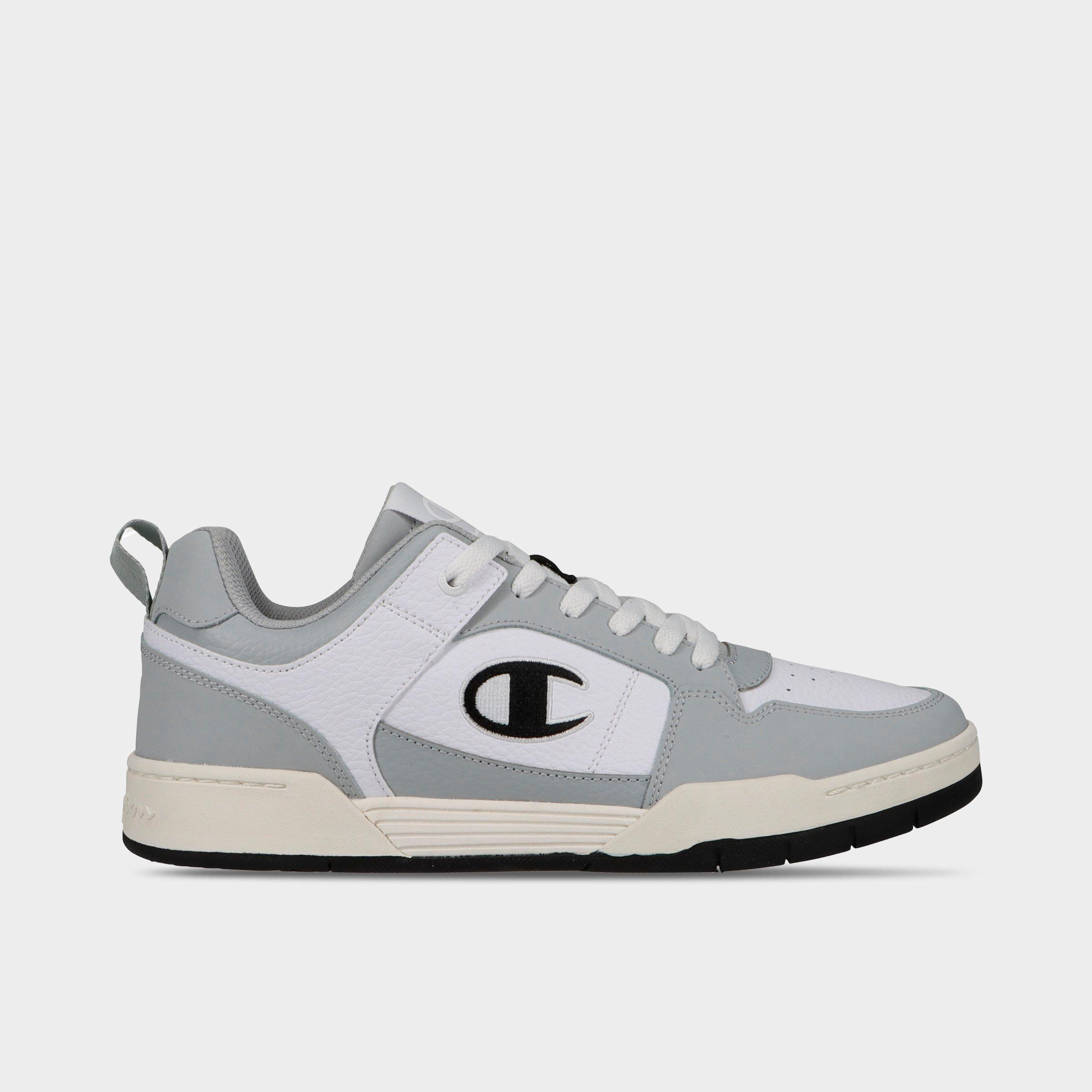 Shop Champion Men's Arena Low Casual Shoes In White/light Grey/chalk
