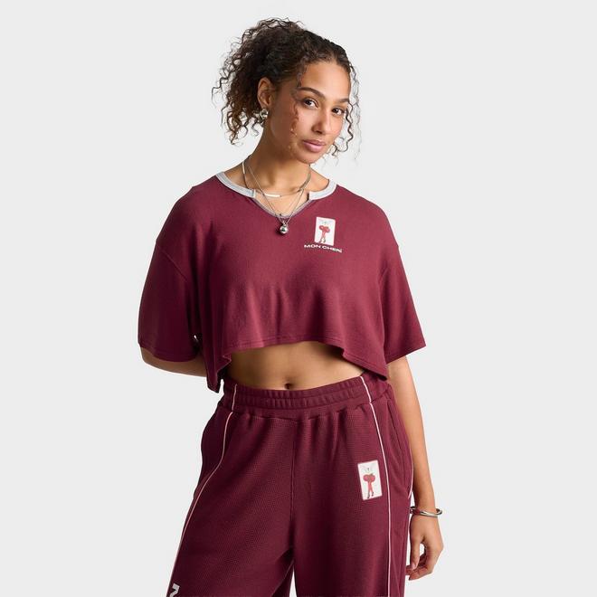 Women's Boys Lie Mon Cheri Tomboy Cropped T-Shirt
