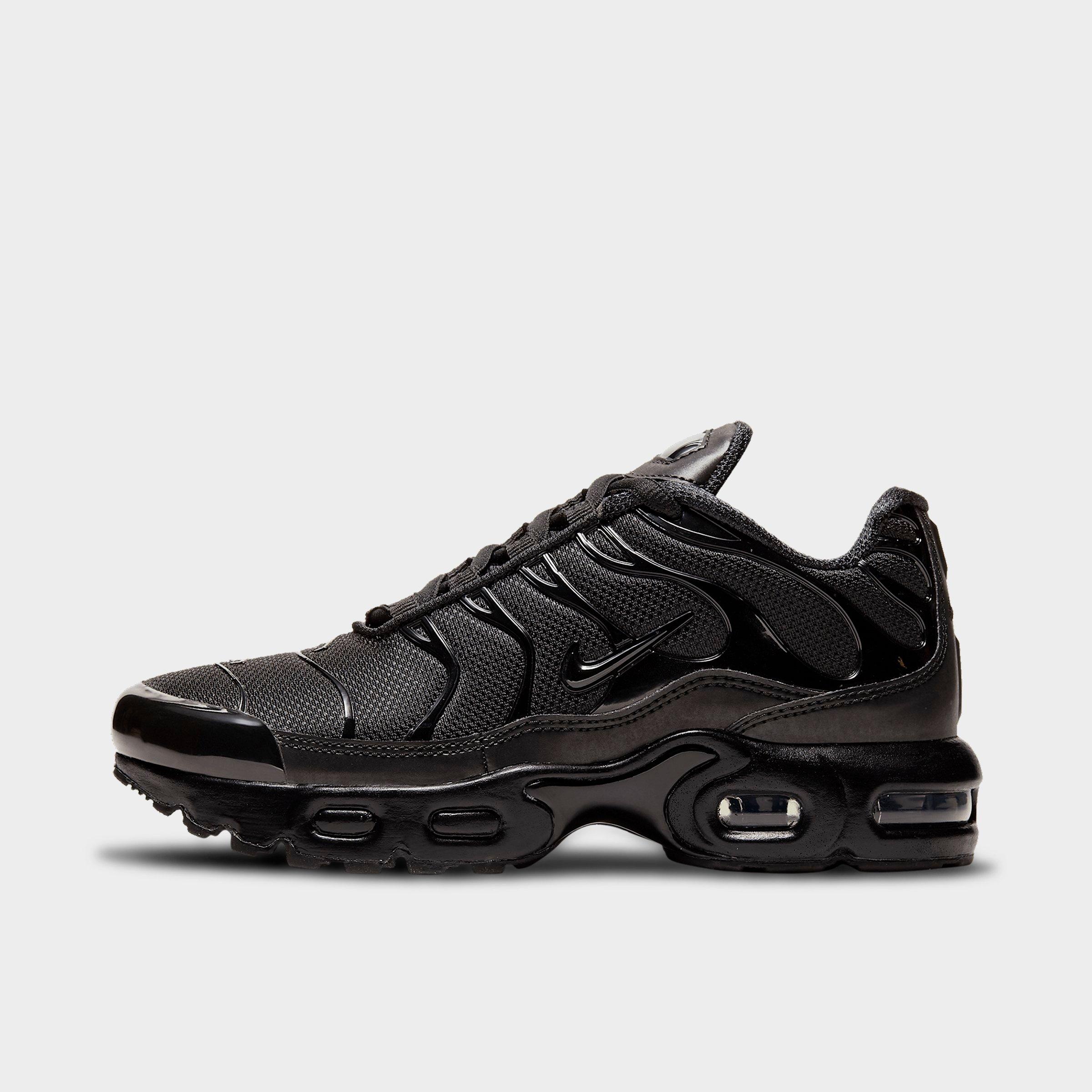Nike Little Kids Air Max Plus Casual Shoes in Black Size: 1.0