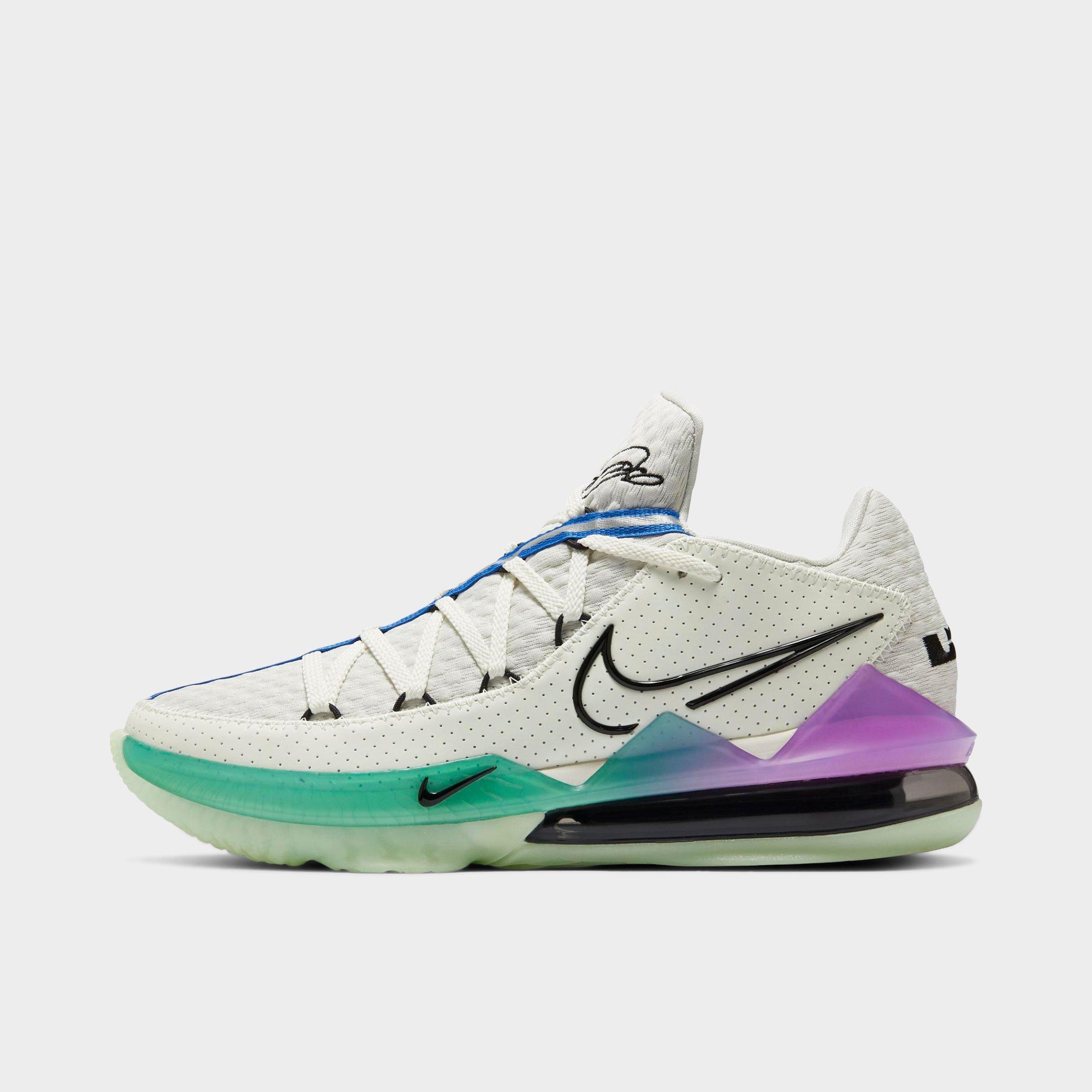 pink and white lebron shoes
