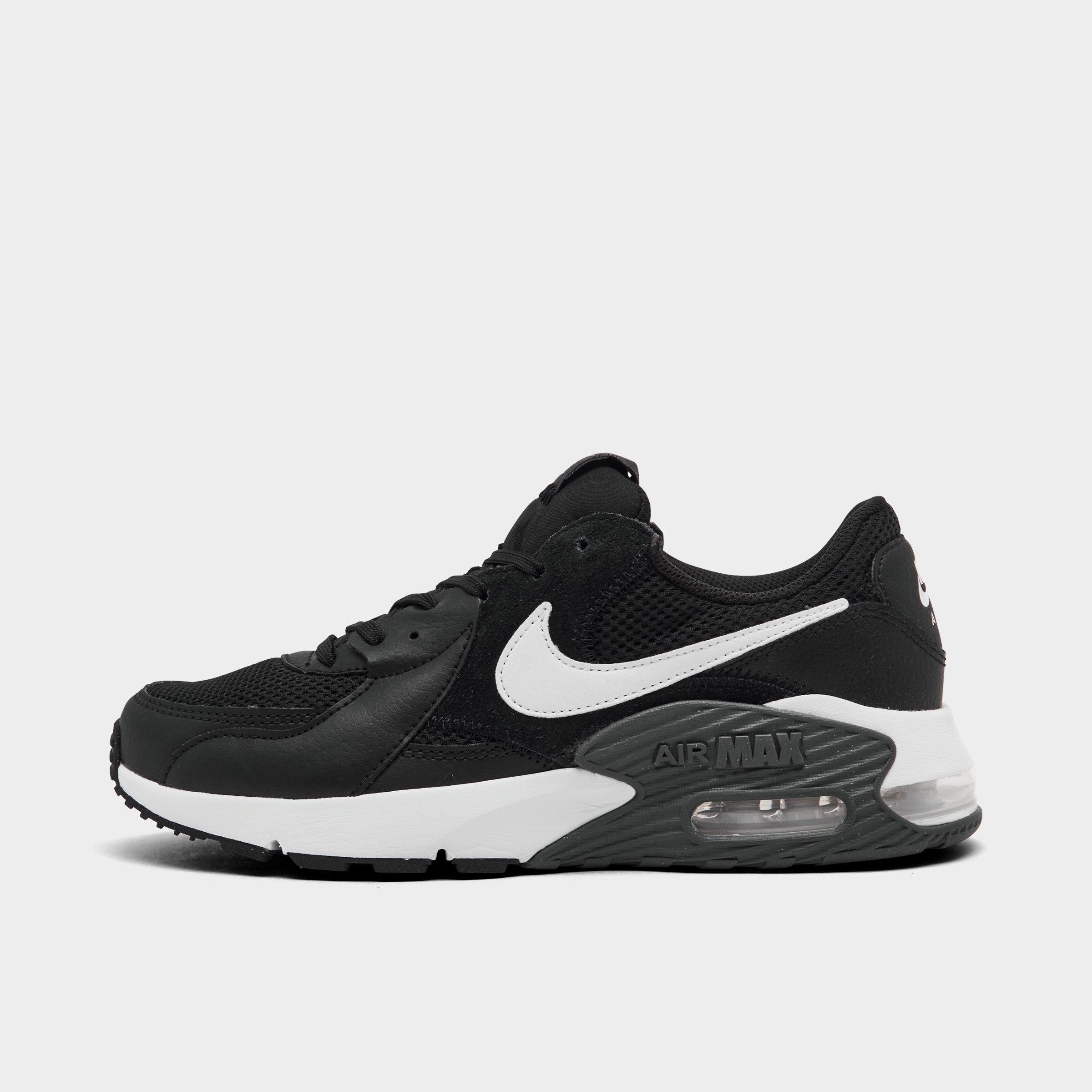 Nike Women's Air Max Excee Casual Shoes in Black/Dark Grey/White Size: 5.0