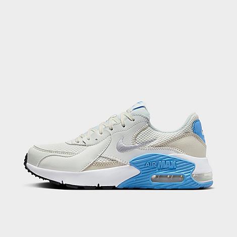 Shop Nike Women's Air Max Excee Casual Shoes In Summit White/wolf Grey/light Orewood Brown/university Blue