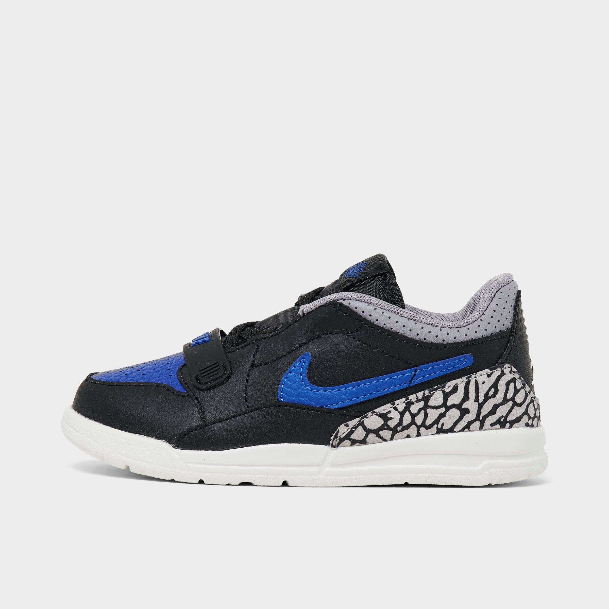 Jordan Boys Toddler Legacy 312 Low Off-Court Shoes in Black/Game Royal/White Size: 4.0