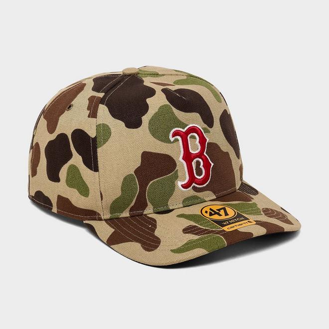 '47 x Carhartt Boston Red Sox MLB Duck Camo HITCH Snapback Hat