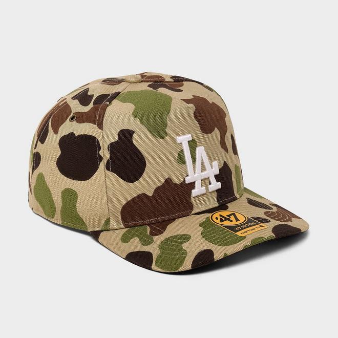 '47 x Carhartt Los Angeles Dodgers MLB Duck Camo HITCH Snapback Hat