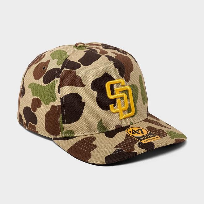 '47 x Carhartt San Diego Padres MLB Duck Camo HITCH Snapback Hat