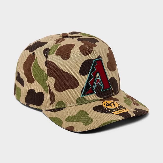 '47 x Carhartt Arizona Diamondbacks MLB Duck Camo HITCH Snapback Hat