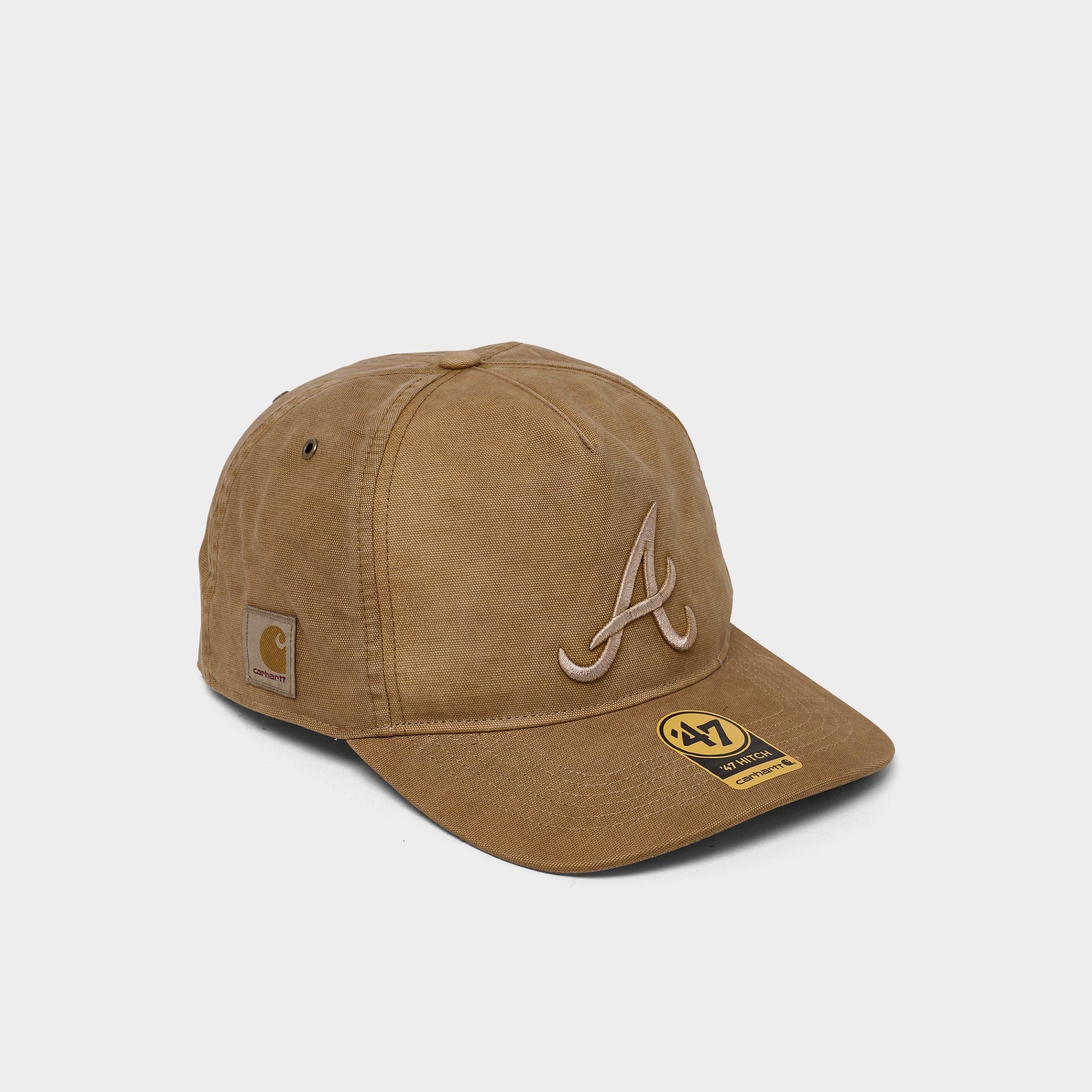 47 Brand '47 x Carhartt Atlanta Braves MLB HITCH Snapback Hat in Brown